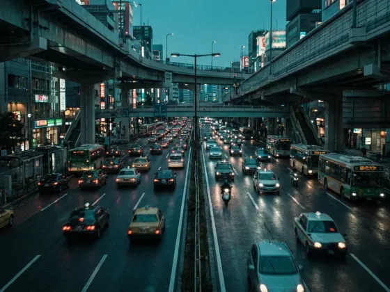 Live road camera frame, Tokyo