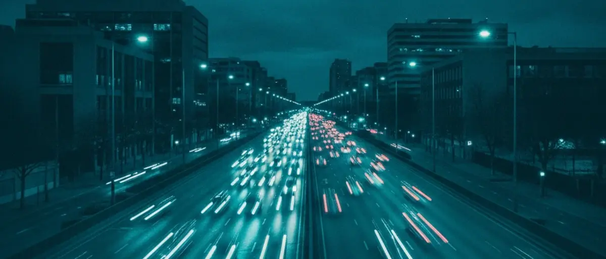 Platoon of vehicles released from a green light sweeping through a detection zone